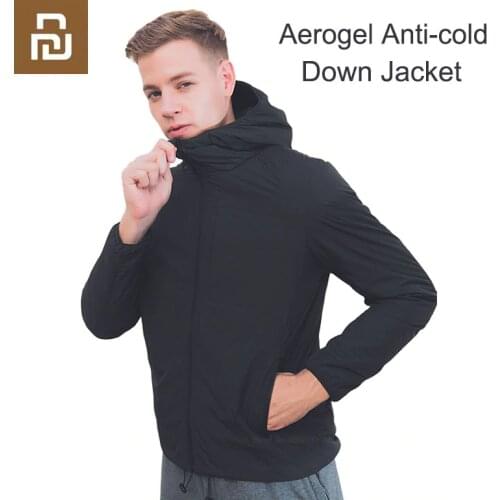Youpin Aerogel Cold Suit Jacket Parka Windproof Waterproof Material Hooded Light Space Suit For Severe Cold Anti-cold Down Coat