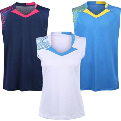 Badminton sleeveless Jersey Women/Men,badminton shirt,Table Tennis shirt,sleeveless Tennis sport shirt,ping pong shirt PQ2018