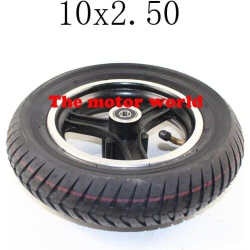 Free Shipping Hot Sale 10x2.50 Wheel 10' Hub 10*2.5 Inch Wheel Hub Electric Scooter Inner Tube Outer Tube Explosion-proof Tires