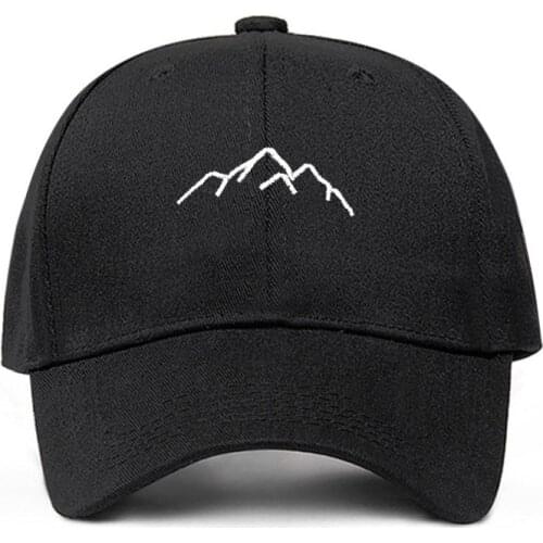 Mountain Range Embroidery Baseball Cap Adjustable Snapback Womens Mens Baseball Caps Fashion Outdoor Summer Casual Sport Caps