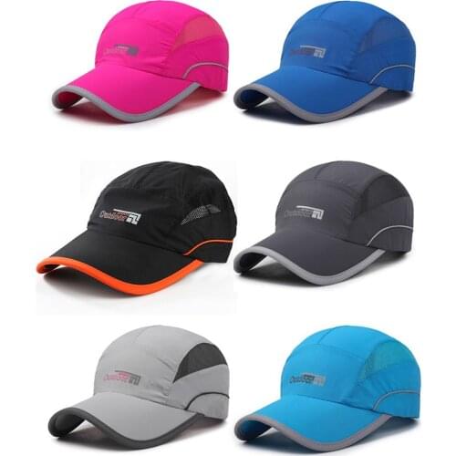 Summer Unisex Outdoor Antisun Sports Baseball Quick Drying Fishing Riding Cap Printed sun hat Sun Hiking Hat Anti-UV