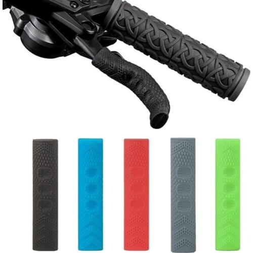 2021 Top 1pair Bicycle Brake Handle Cover Bike Handlebar Protect Cover Silicone Grips