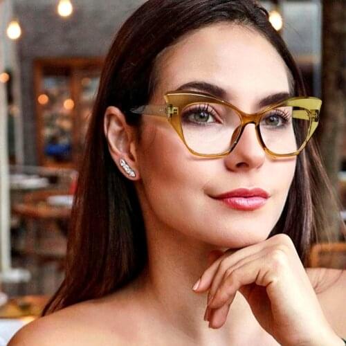 CUBOJUE Women's Glasses And Cases