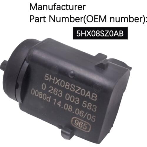 5HX08SZ0AB Silver Color Parking Sensor PDC Parking Distance Control Plastic for 2005-2008 Grand Cherokee Chrysler