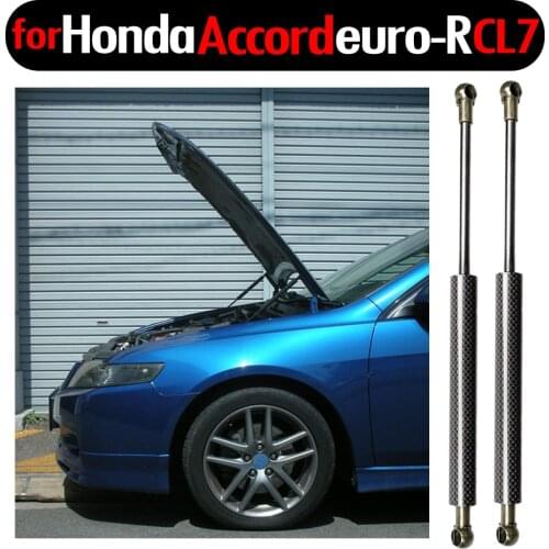 For 2002-2008 Honda Accord euro-R CL7 Front Hood Bonnet Modify Gas Struts Carbon Fiber Spring Damper Lift Support Absorber