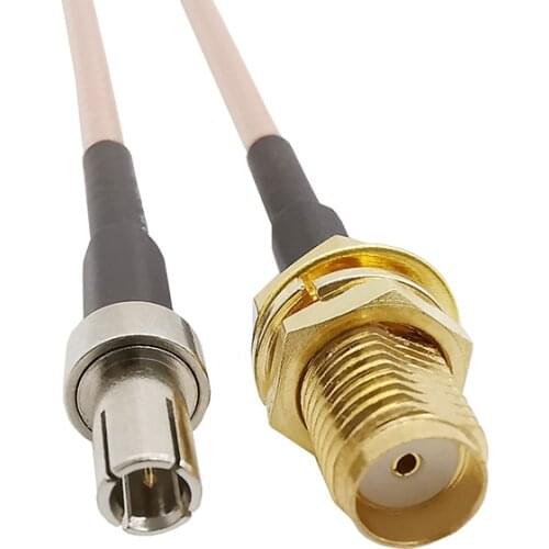 SMA Female to TS9 Male Connector Straight RG316 RF Coaxial Cable Pigtail for 3G LTE Antenna WiFi Wirelss Router Huawei Modem