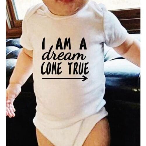 Printing Dream Come True Jumpsuit Kids Autumn Clothing for Babies Baby Costume Newborn Girl Winter Clothes Toddler Rompers