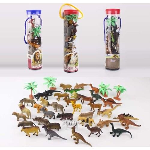 Hot Sale Bottled Dinosaur Toy Simulation Marine Animal Model Mini Dinosaur Model Toy Birthday Decoration Gift K34