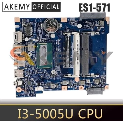For ACER Aspire ES1-571 i3-5005U Notebook Mainboard 15300-1 SR27G DDR3 Laptop Motherboard