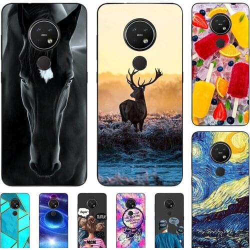 Fashion Bumper Cute Case For Nokia 5.3 TA-1234 TA-1223 TA-1227 TA-1229 6.55" Case Soft Silicone Cat Horse Flower Cover Shell