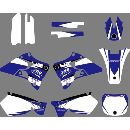 Decal for Yamaha YZ125 YZ250 1996 1997 1998 1999 2000 2001 Fairing Graphic Kit Motorcycle Sticker YZ 125 250