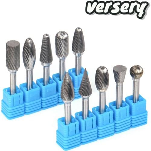 Free Shipping 1pc Head Tungsten Carbide Rotary Burr file Tool Point Die Grinder Abrasive Tools Drill Milling Carving Bit Tools