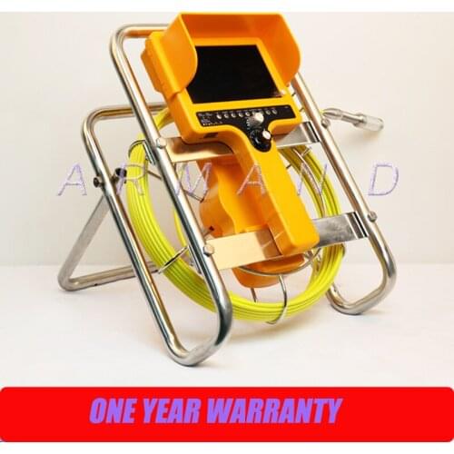 65ft portable Video Drain sewer inspection with DVR waterproof Pipeline CCTV camera borescope endoscope