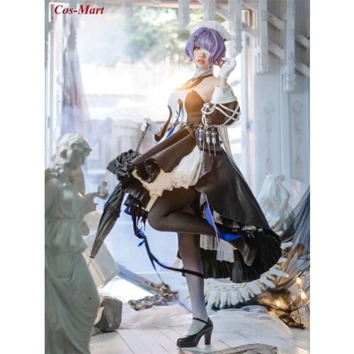 [Presale] Hot Game Arknights Whisperain Cosplay Costume Fashion Combat Uniform Female Halloween Party Role Play Clothing S-XL