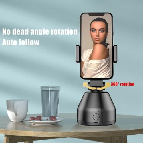Auto Tracking Smart Shooting Holder 360°Rotation Auto Face Selfie Stick Suitable for Phone Tablet Live Streaming WXV Sa