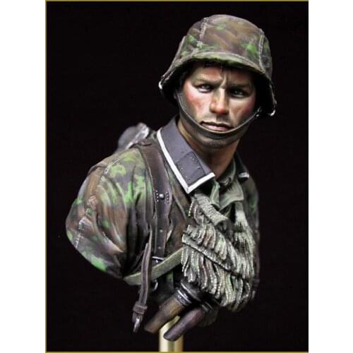 1/10 Scale Unpainted Resin bust soldier collection bust