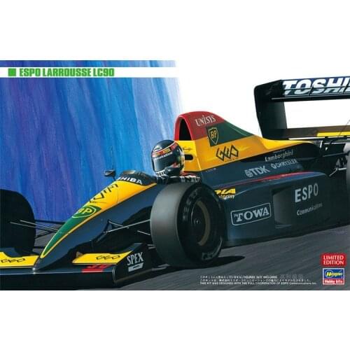 1/24 Hasegawa Plastic Assembly Car Model F1 Racing ESPO LARROUSSE LC90 1990 Toy Static Model DIY Assembly Kit #20330