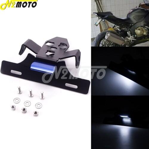 1 Set Motorcycle CNC LED Tail Tidy Fender Eliminator Kit Holder Number License Plate Bracket Frame For Honda CBR1000RR 2008-2016
