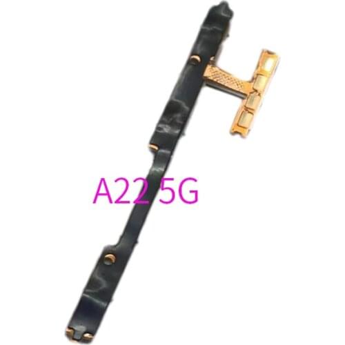 10PCS For Samsung Galaxy A22 5G A226B Power Swith On Off Volume Side Button Flex Cable