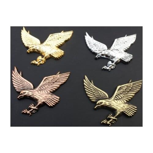 3D Auto Stickers Metal Eagle Head Badge Emblem Decal Motorcycle Modified Car Accessories