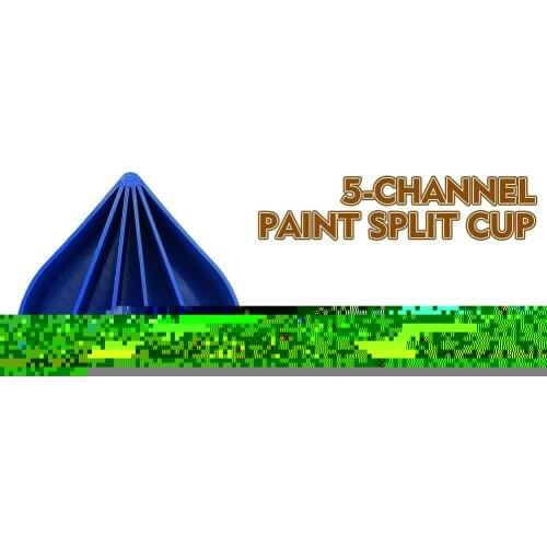 Acrylic pour Cup 5 Channels Paint Pouring Split Cup DIY Fluid pour Artist Tools Painting Container Oil Clay Drawing Art Sup M9Z0