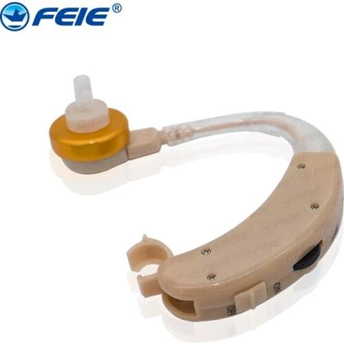 Wireless Invisible Hearing Aid Earphone for Old People Hearing Loss Rechargeable Deafness Hard of Hearing beige Color S-8A