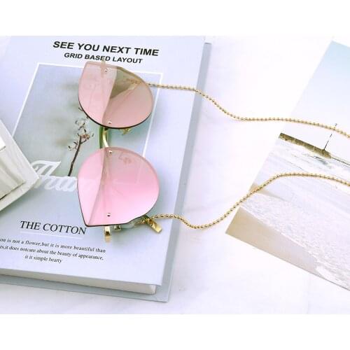 Metal Beads Eyeglass Chains Sunglasses Chain Reading Eyeglasses Holder Strap Cords Lanyards Eyewear Retainer