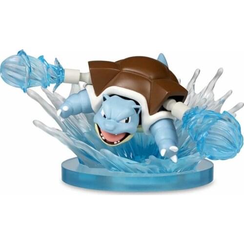 Cartoon Gallery Design Blastoise Action Figure Model Toys Squirtle Evolution Blastoise Anime Pokemoned Figure Dolls Toys Gifts