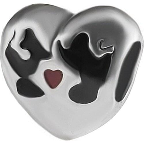 HPXmas Wholesale 5pcs/lot Diy Bracelet Making Accessories Heart Shape Charm for Making Jewelry Fittings Handwork Free Shipping
