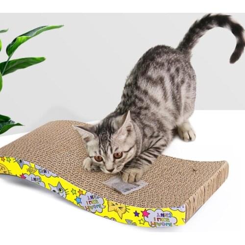 Cat Toys Cat Scratching Board Claw Grinder Corrugated Paper Cat Supplies Wear-resistant Scratcher
