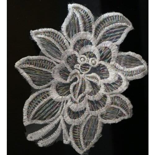 DIY fashion wedding dress appliques Patches for clothing Embroidery lace patches for bags decorative parches applique