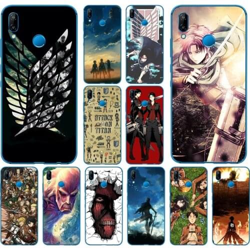 267DD Attack On Titan Anime Soft Silicone Cover for Huawei P9 P10 P20 P30 Lite mate 10 20 PRO lite p smart 2019 case