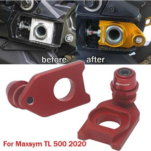 New Maxsym TL500 For SYM MAXSYM TL 500 tl500 2020 Motorcycle Chain Adjustment Block Frame swingarm Spools sliders