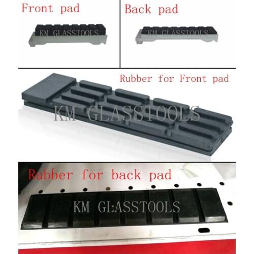 Front pad or Back pad with rubber For ENKONG Straight edge machine