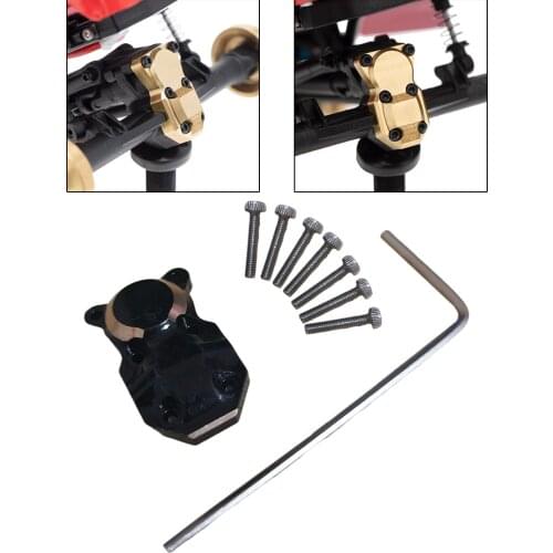 1:24 Scale RC Car Counterweight Diff Cover for Axial SCX24 90081 Modification Accessories