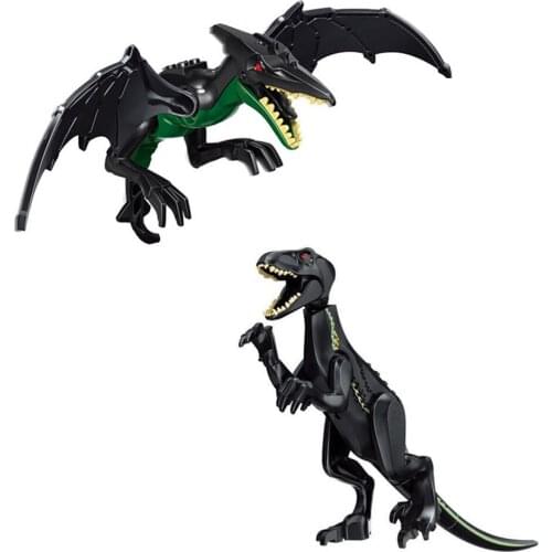 Cm Large Simulation Building Blocks Dinosaur Toys Dark Pterosaur Raptor Model Ornaments Childrens Educational Excitement