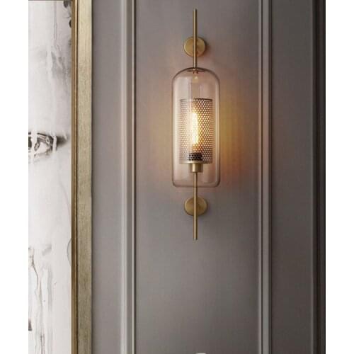 Japan nicho de parede iron aisle bedroom living room luminaria de parede