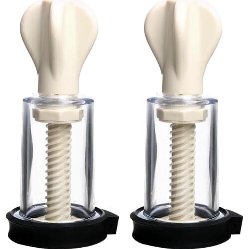 IKOKY Nipple Clamps Pump Electric Shock Nipple Sucker Clitoris Massager 1 Pair Full Body Massager Breast Enlarger