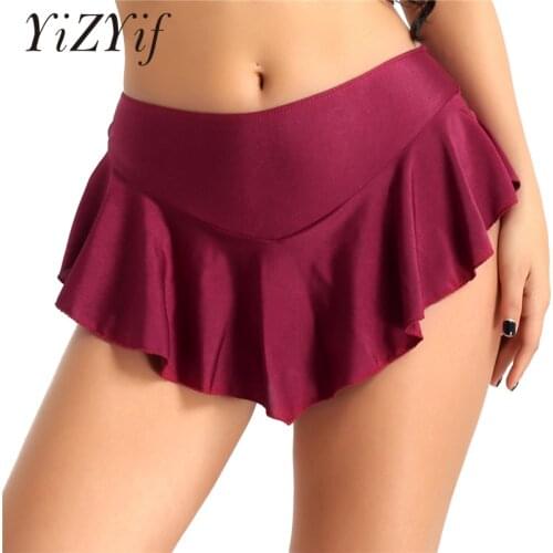 Women Figure Skating Skirt Ice Skating Skirt Adult Performance Costume Dance Short Skirt Ballet ballroom dance competition dress