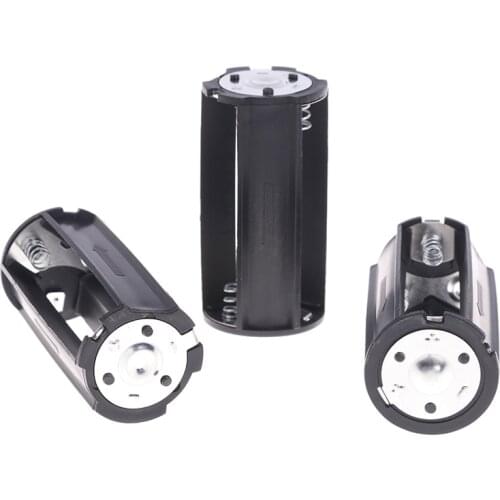 3Pcs 3x AA to D Size AA battery Adapter Converter Holder Case Box