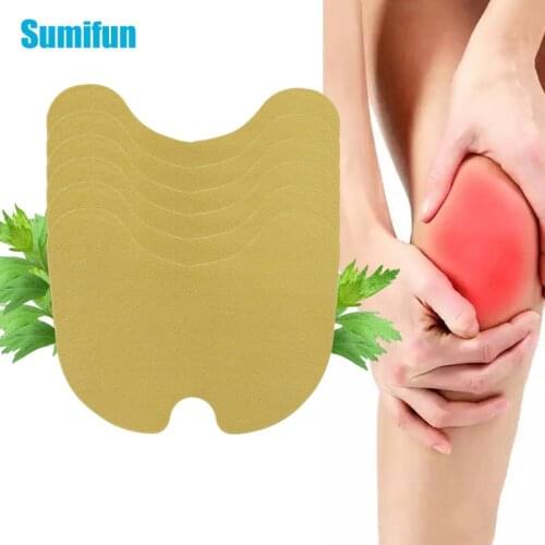 6/12/24pcs Wormwood Knee Joint Analgesic Patch For Knee Arthritis Rheumatoid Joints Pain Relief Extract Medical Plaster C2093