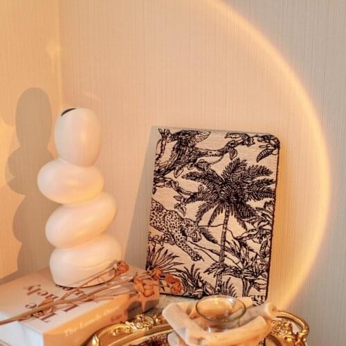 For Ipad Pro 11 Air 3 10.2 Air 4 Case All-inclusive Anti-fall Soft Shell Retro Literary Protective Cover