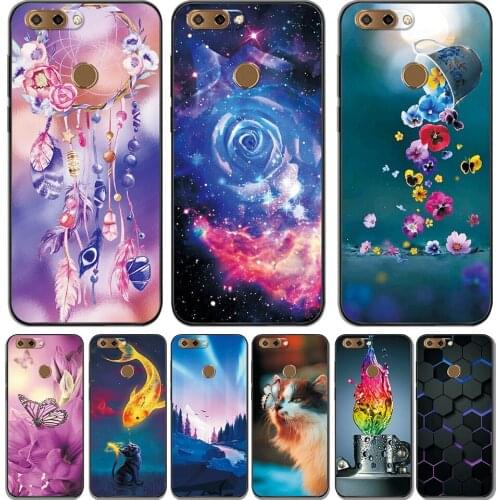 For ZTE Blade V9 Vita Case Cover Silicone Soft Case For ZTE V9 Vita 5.45 inch New Fashion Fundas BLADE V0920 Black TPU Animal