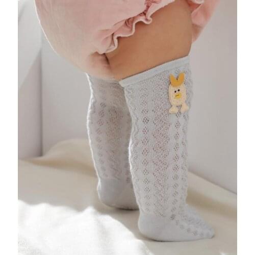 Baby Toddlers Girls Socks Solid Breathable Mesh Cotton Socks Newborn Infant Non-slip Baby Girls Boys Socks 0-5 Years Cheap Stuff