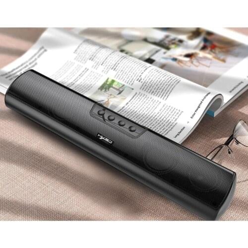 Home Bluetooth 5.0 Speaker Extended Edition Desktop Wall Mounted Wireless Speaker Subwoofer Speaker Support U Disk TF