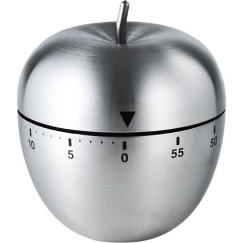 Household Kitchen Timer Mechanical Counters Stainless Steel Clock For Cooking Timer Baking Time Kitchen Decorations Home