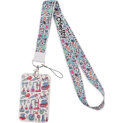 E3491 Medical Card Holder ID Holder Man Woman Bus Card Holder Staff Card With Lanyard For Doctor Nurse Accessaries