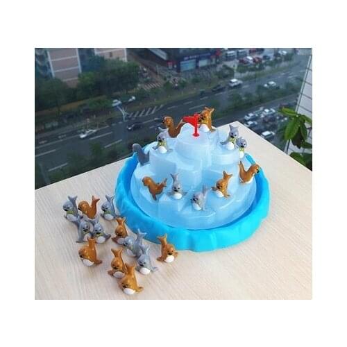 Iceberg seal balance training toy Test Attention Game Iceberg Seal Balance Training Stack Music Parent-child Interaction Early