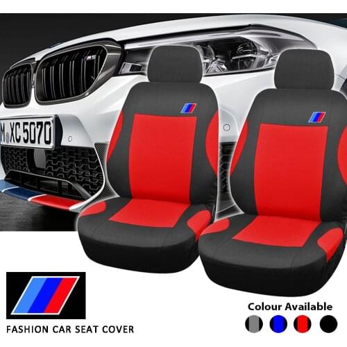 M Performance 2 Front Seats and 1 Front Seat Interior Accessories Universal Car Seat Cover for e46 e60 e90 e39 f30