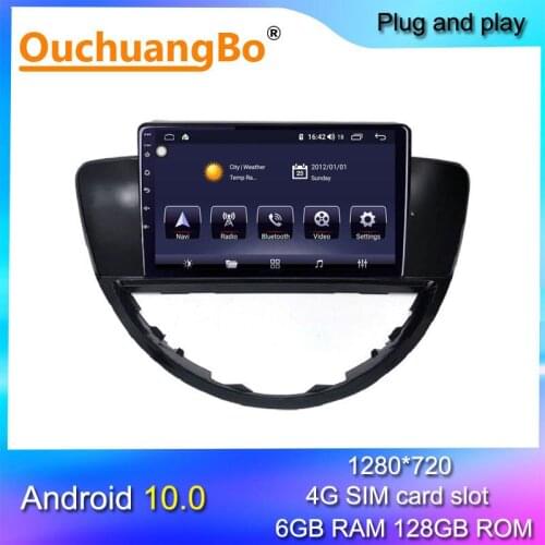 Ouchuangbo 9 inch multimedia player radio for Subaru Tribeca 2007-2011 support android 10 DSP wifi 8 core 4G SIM